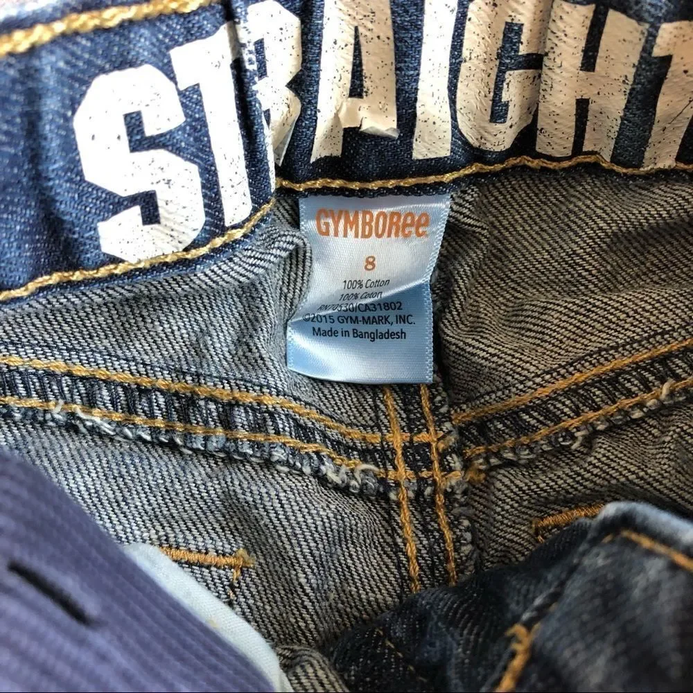 Gymboree Straight Leg and Bootleg Jeans(lot of 2 pairs)